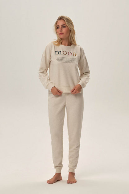 Henderson Fune Home Clothing Set featuring a luxurious soft cotton-polyester blend sporty sweatshirt in stylish design, ideal for leisurely moments.