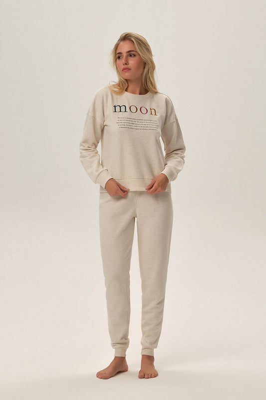 Henderson Fune Home Clothing Set featuring a luxurious soft cotton-polyester blend sporty sweatshirt in stylish design, ideal for leisurely moments.