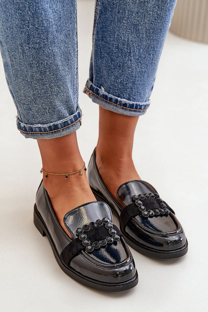 Step in Style with Vinceza Women's moccasins, crafted from eco leather, offering timeless elegance and all-day comfort with a 3cm heel for a sophisticated look.