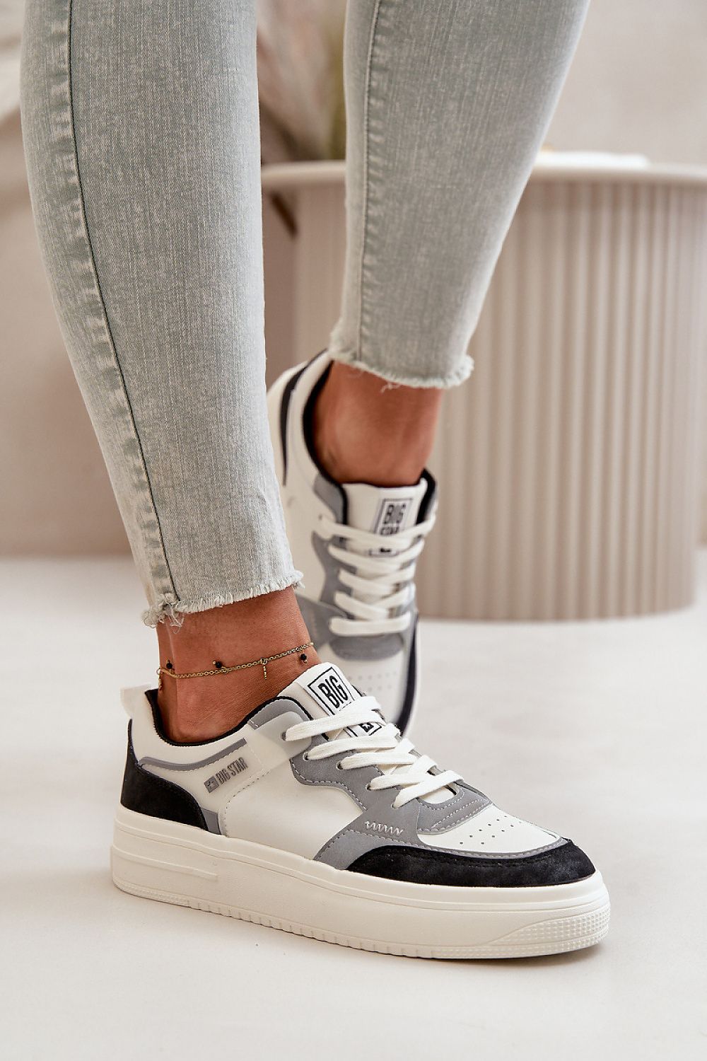 Big Star Women's Eco Leather Sport Sneakers featuring a stylish design with a rubber sole for enhanced grip and comfort, crafted by Step in Style.