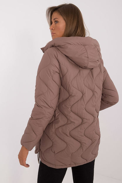 Sophisticated MBM women's standard-length quilted jacket, featuring a fitted design and functional details, ideal for colder seasons.