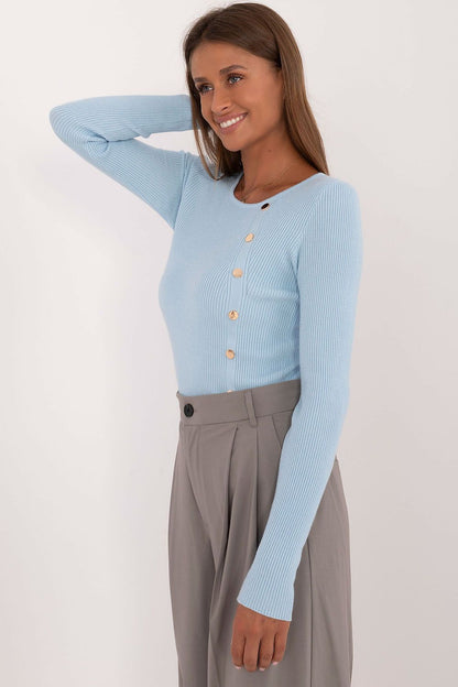 Luxury women's sweater by AT in a soft blend of viscose, polyester, and polyamide, perfect for casual outings or office wear.