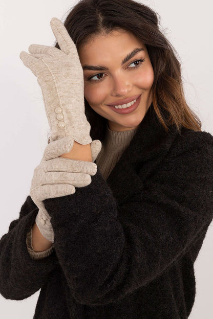 Stylish women's insulated gloves with a seamless design and functional touchscreen fingertip, from AT.