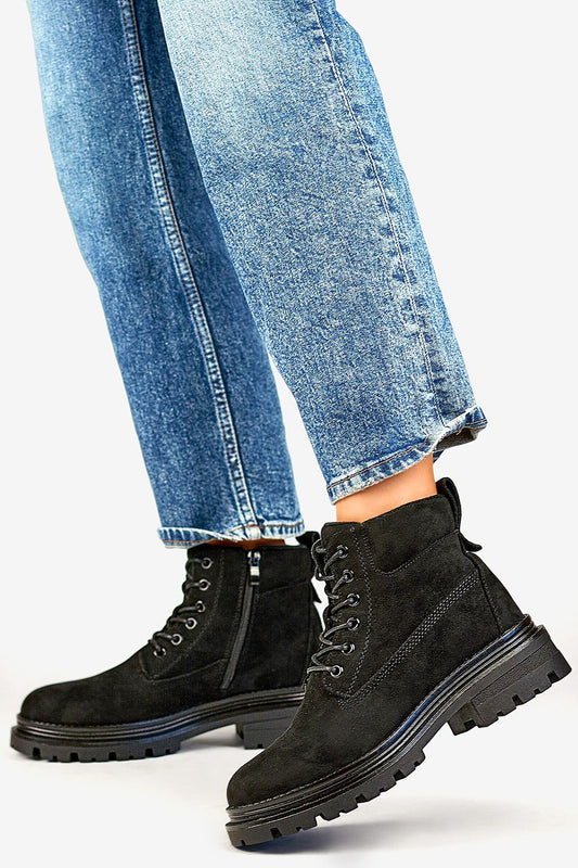 Luxury PRIMO Women's Eco-Suede Trapper Boots featuring soft fur lining, 12cm high upper, and a stylish 5cm heel, perfect for winter elegance.