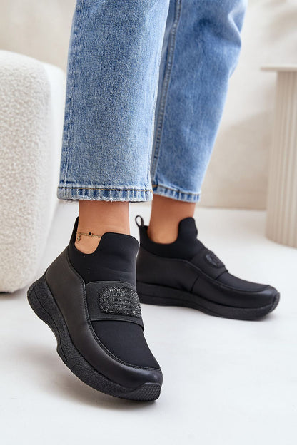 Elegant women's suede sneakers with thick lacing and platform design by Step in Style, ideal for elevating your everyday outfit.