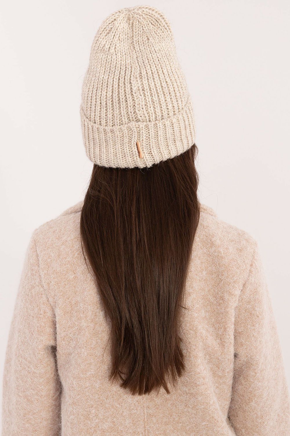 Sleek acrylic cap by Rue Paris, tailored for style and comfort with a stylish front patch.