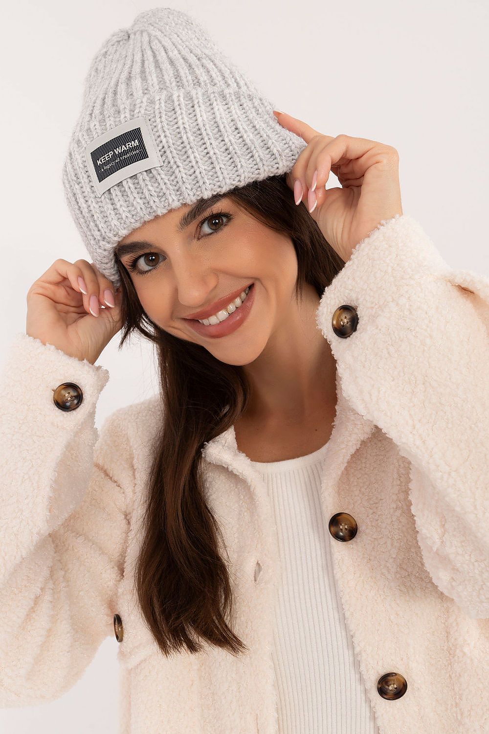 Fashion-forward adjustable acrylic cap by Rue Paris, perfectly blending practicality and luxury for casual outfits.