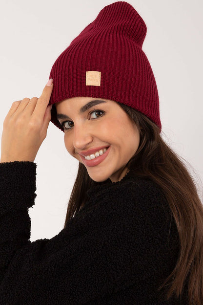 Refined Classic Beanie Hat by Rue Paris, crafted from high-quality acrylic for a snug fit and an enduring stylish look.