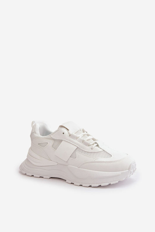 Elegant women's platform sneakers in ecological leather, designed by Step in Style, showcasing a stylish 3.5 cm platform height.