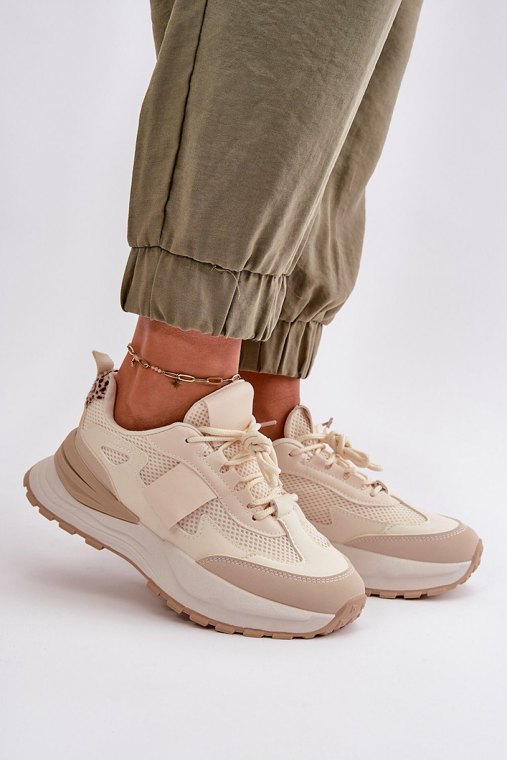 Luxury women's platform sneakers crafted from ecological leather by Step in Style, featuring a soft removable insole for optimal comfort, ideal for casual and elegant outfits.