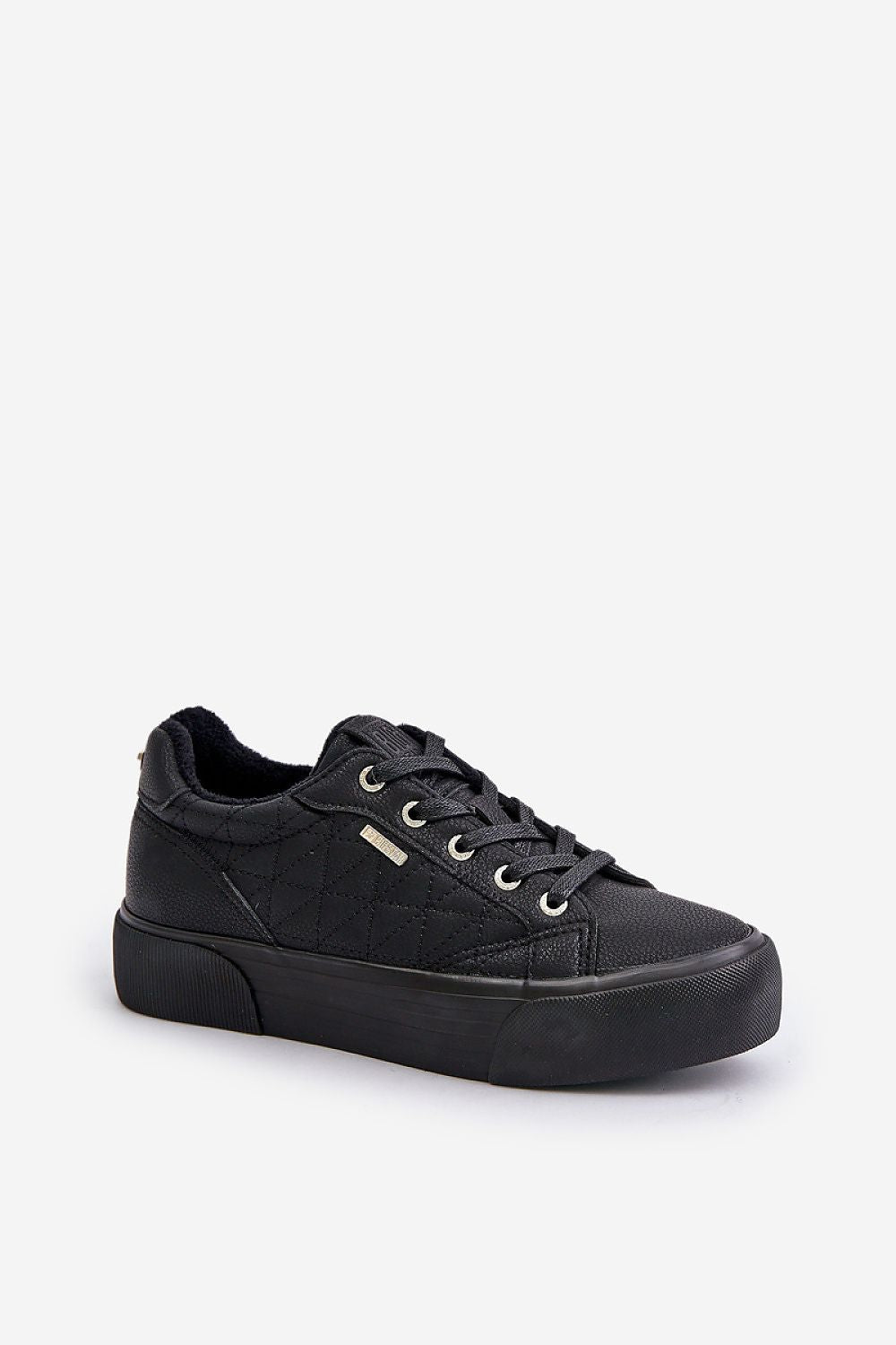 Stylish Big Star Eco Leather Platform Sneakers designed by Step in Style, perfect for colder days with insulated comfort.