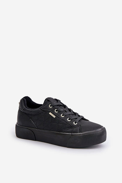 Stylish Big Star Eco Leather Platform Sneakers designed by Step in Style, perfect for colder days with insulated comfort.