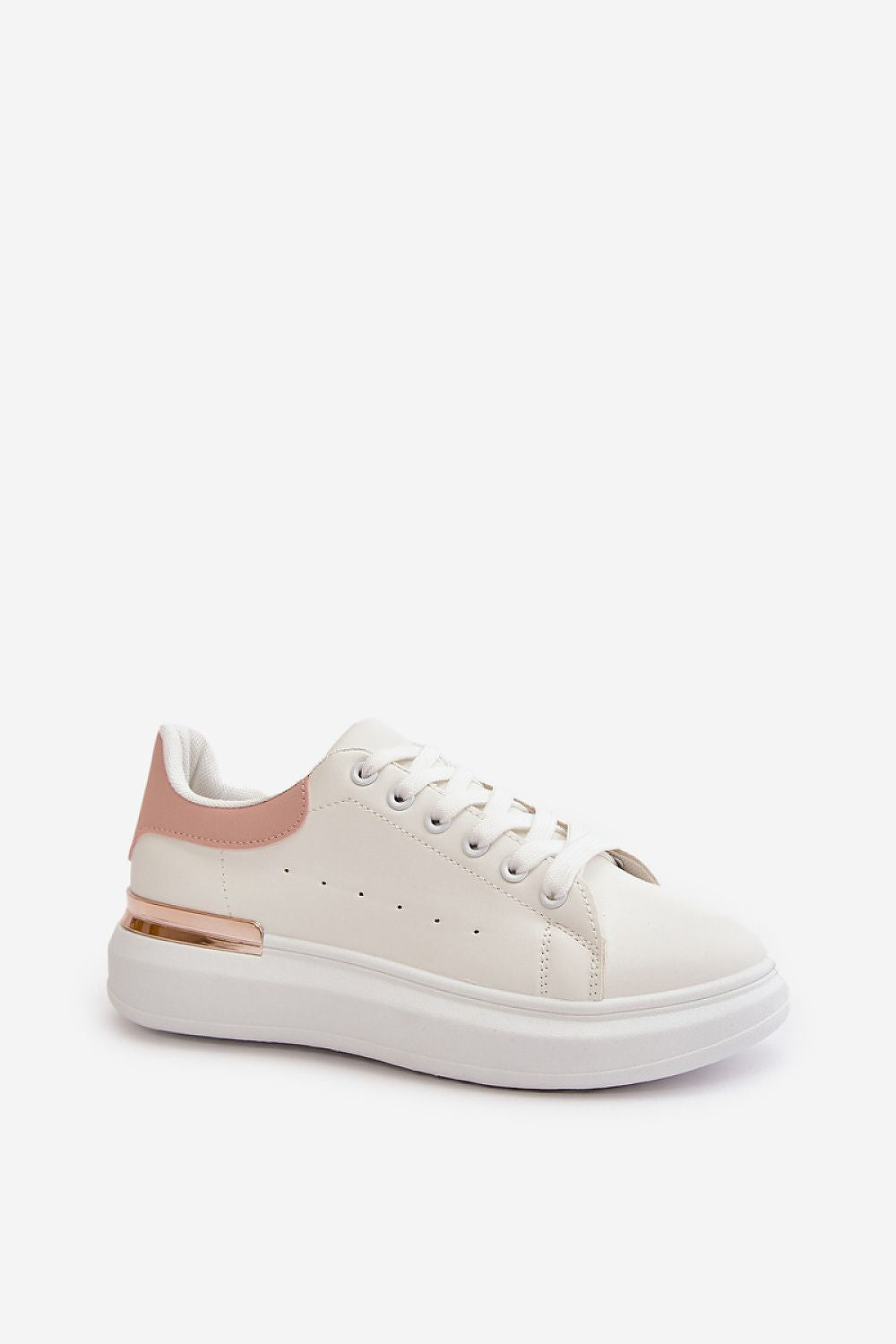 Stylish Women's Eco Leather Sneakers with mirrored platform design, perfect for casual and elegant outfits by Step in Style.