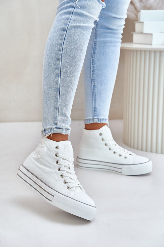 Big Star Women's Insulated Platform Sneakers with 11cm upper and 3.5cm platform, designed for luxurious winter comfort, by Step in Style.