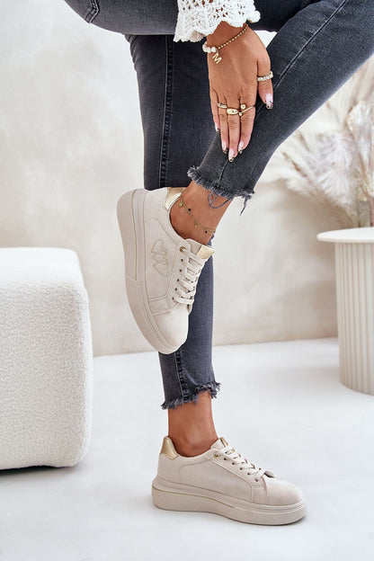 Luxurious Big Star Women's Platform Sneakers, designed with a 3.5cm platform for elevated style, combining warmth and comfort in a versatile shoe by Step in Style.