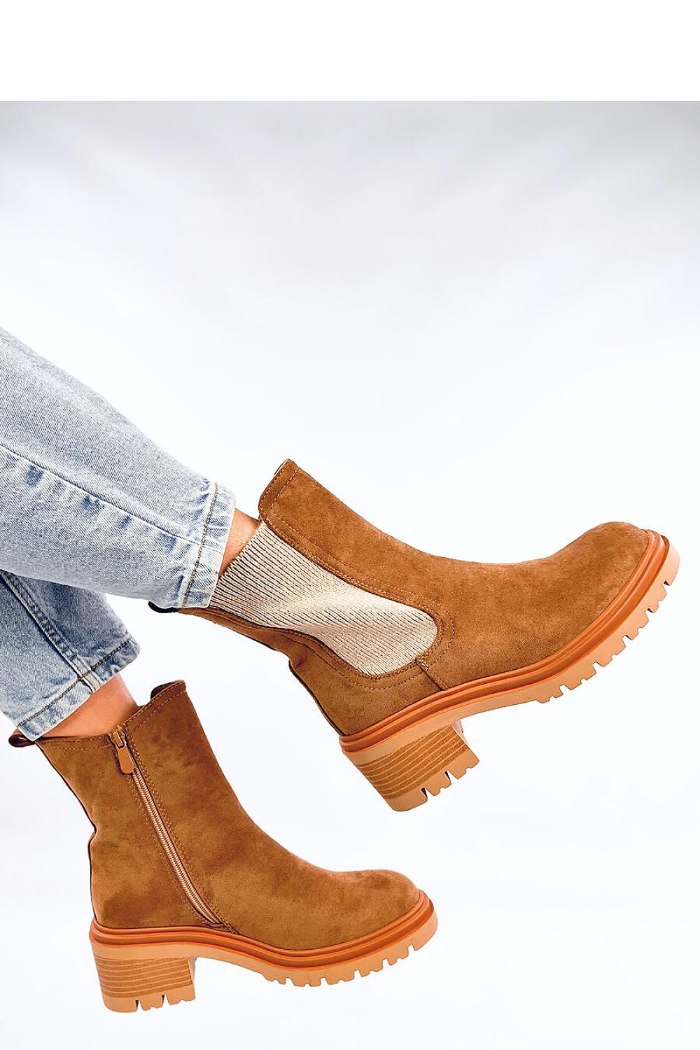 Stunning Inello Eco-Suede Jodhpur Boots in EU sizes, combining timeless design with modern luxury for the fashion-forward woman.