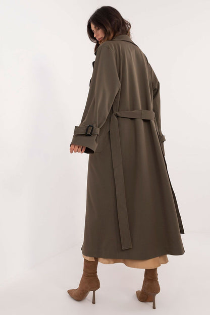 Versatile and luxurious women's trench coat by Lakerta, designed for both casual outings and formal occasions.