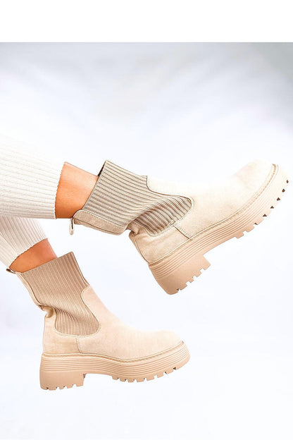 Elegant Inello Women's Suede Platform Boots available in EU sizes 36-41, combining contemporary design with luxurious materials.