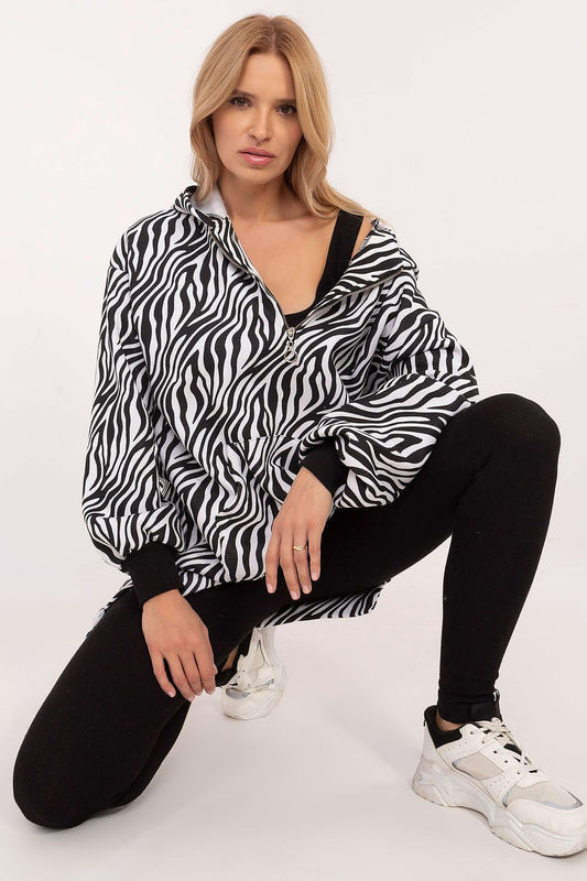 Luxury Women's 3-Piece Casual Set featuring T-Shirt, Insulated Sweatshirt with subtle animal motif, and High-Rise Leggings by Factory Price, perfect for stylish everyday wear.