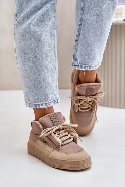 Chic Big Star ankle-height insulated sneakers for men and women, designed for everyday casual wear with a warm shoe cover and premium finishes by Step in Style.