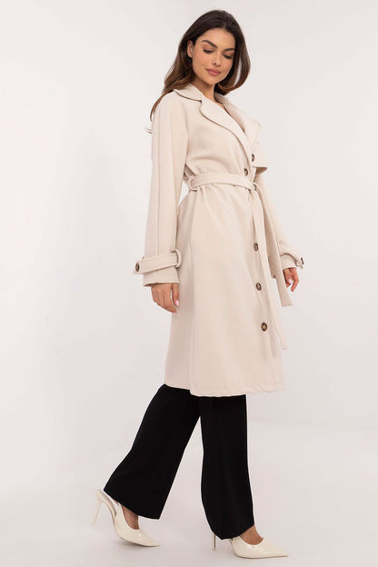 Elegant women's trench coat from Och Bella, available in multiple sizes, designed for ultimate comfort and sophistication, ideal for any upscale occasion.