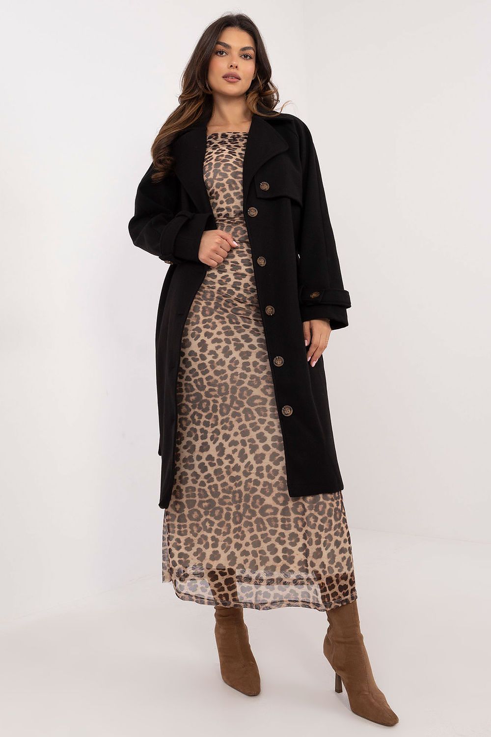 Och Bella women's trench coat available in sizes S to XL, embodying luxury and practicality for every outfit.