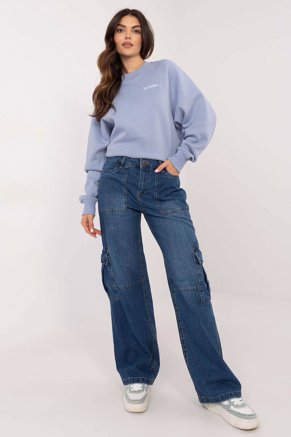 Stylish Sublevel cargo jeans showcasing their elegant design and practicality, perfect for daily wear in sizes XS to XL.