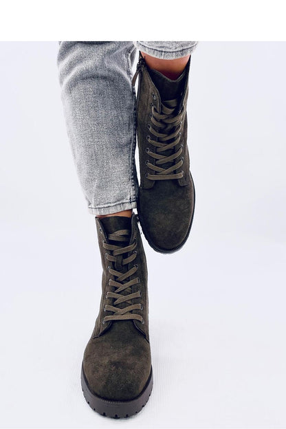 Stylish Inello Women's Eco-Suede Booties featuring Side Zipper and Soft Fur Interior for Ultimate Comfort