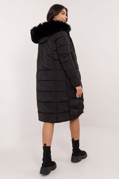 High-quality knee-length down jacket for women, showcasing sophisticated style and warmth, available from Factory Price.