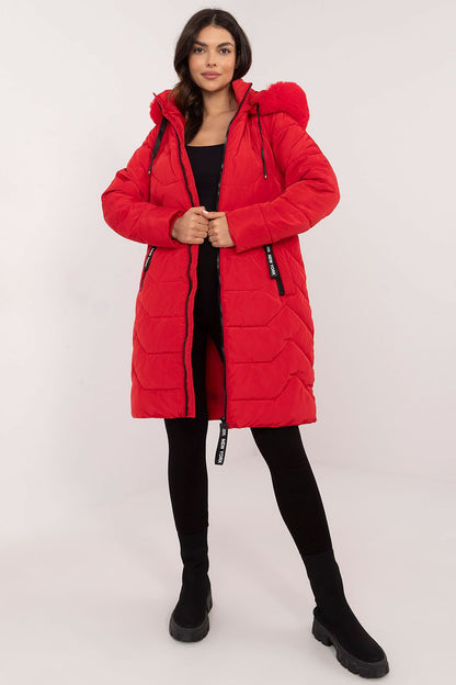 Stylish long sleeve women's jacket with zipper closure and zippered pockets, ideal for everyday wear by Factory Price.