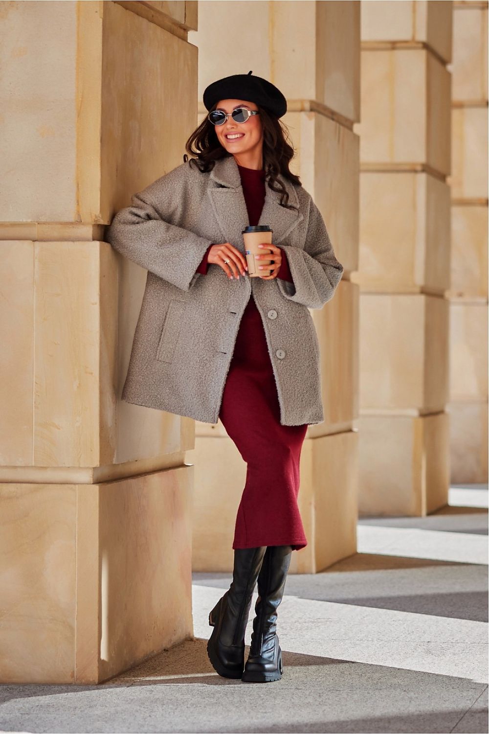 Camila Quilted Jacket by Roco Fashion, featuring an elegantly insulated design and luxurious quilted textures, perfect for autumn and winter styles.