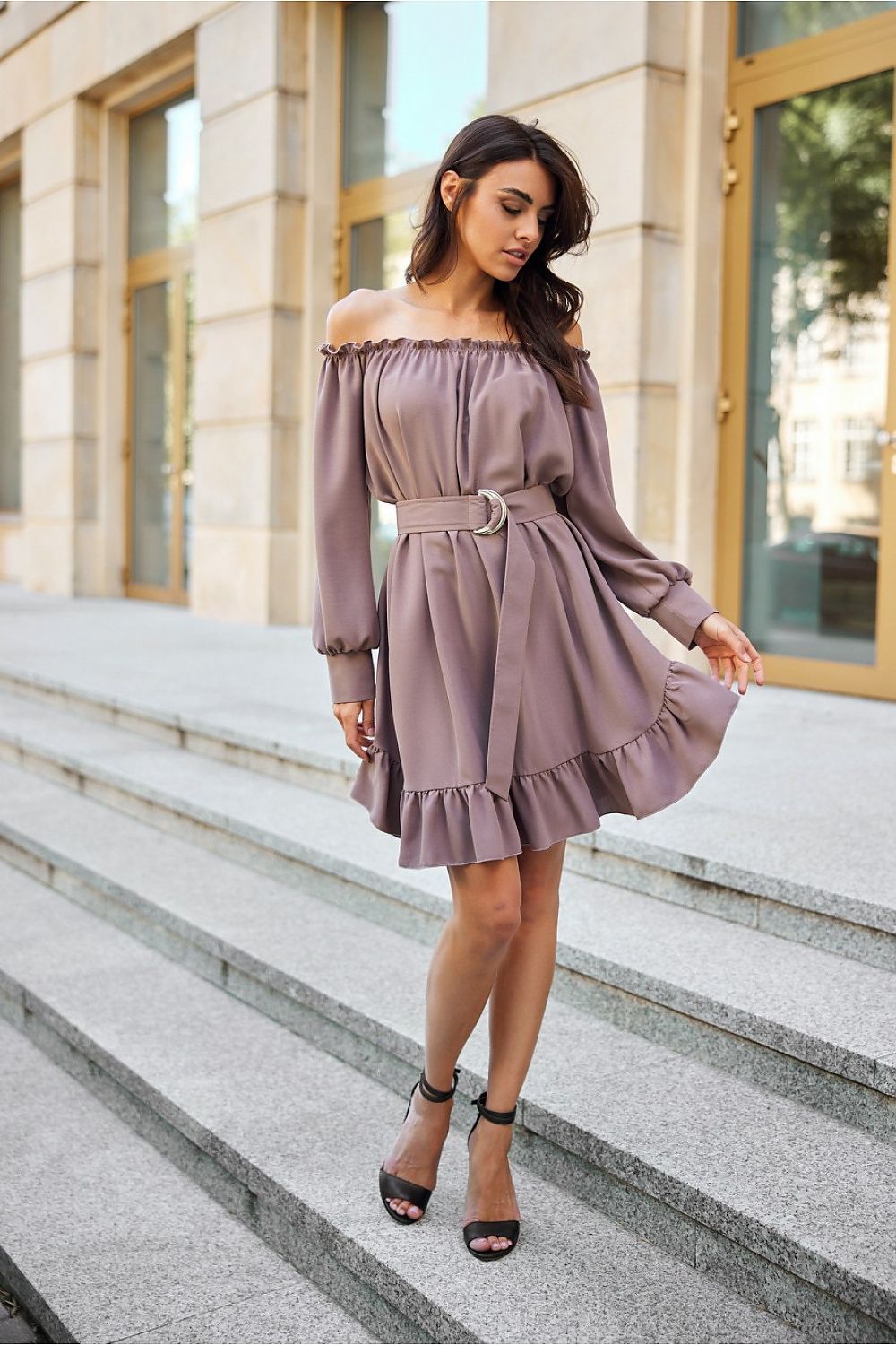 Roco Fashion daydress styled with accessories, perfect for celebrations and casual outings.