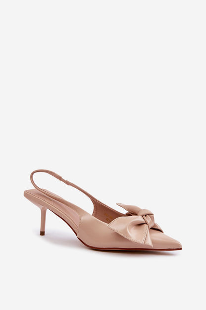 Luxurious 6.5cm high heel elegant women's stilettos made with eco leather, designed by Step in Style for a sophisticated look.