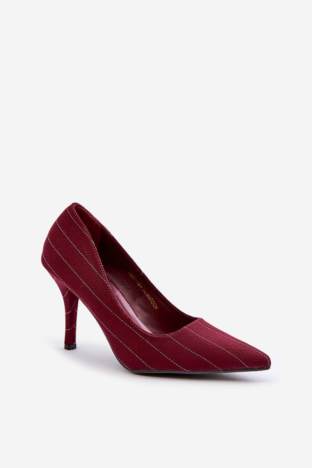 Close-up of Step in Style's elegant women's stilettos, showcasing the classic pointed nose design that adds sophistication to any outfit.