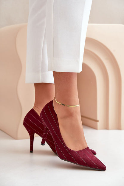 Stylish women's stiletto shoes by Step in Style, highlighting the soft insole for ultimate comfort during long wear while maintaining an elegant appearance.