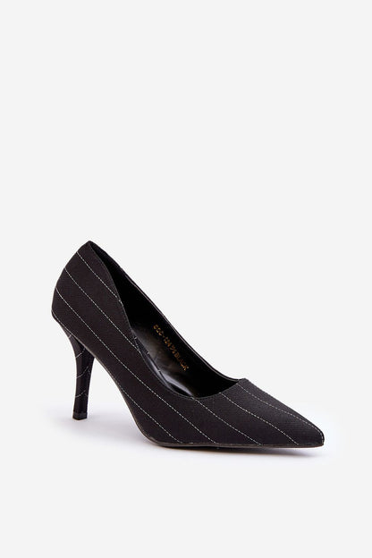 Elegant women's high heel stilettos by Step in Style featuring a classic pointed toe design, ideal for special occasions with a comfortable fit.