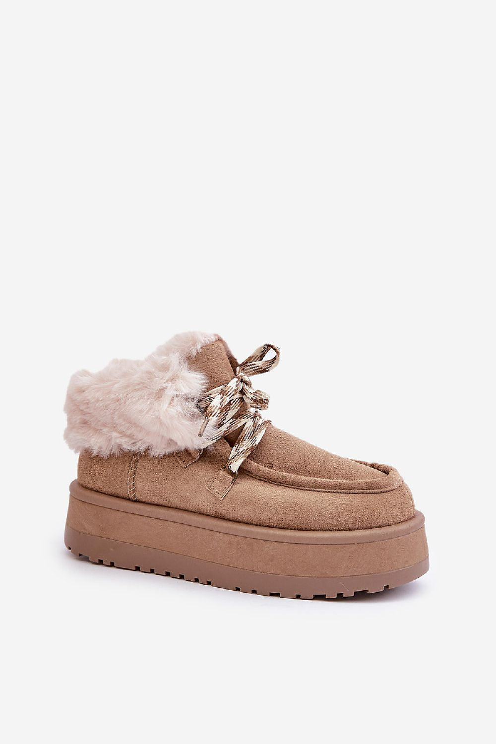 Luxury Women's Eco Suede Snow Boots with Fur Lining from Step in Style, ideal for winter outings, showcasing sleek design and functionality.
