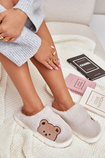 Stylish and warm women's slippers by Step in Style, showcasing their luxurious furry texture and ideal fit for EU sizes 36-41.