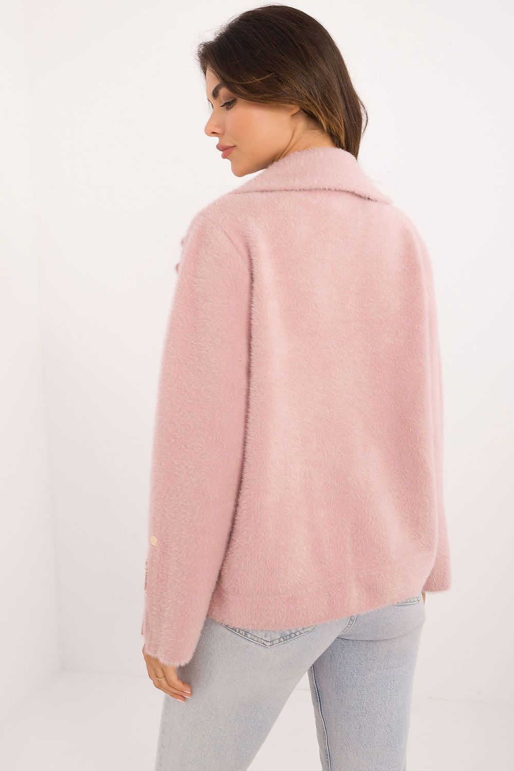 Chic and comfortable MBM women's jacket, featuring high-quality materials and modern zipper details for an elevated look.