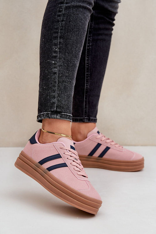 Luxury women's stylish platform sneakers from Step in Style, featuring a modern design and removable foam insole for superior comfort.