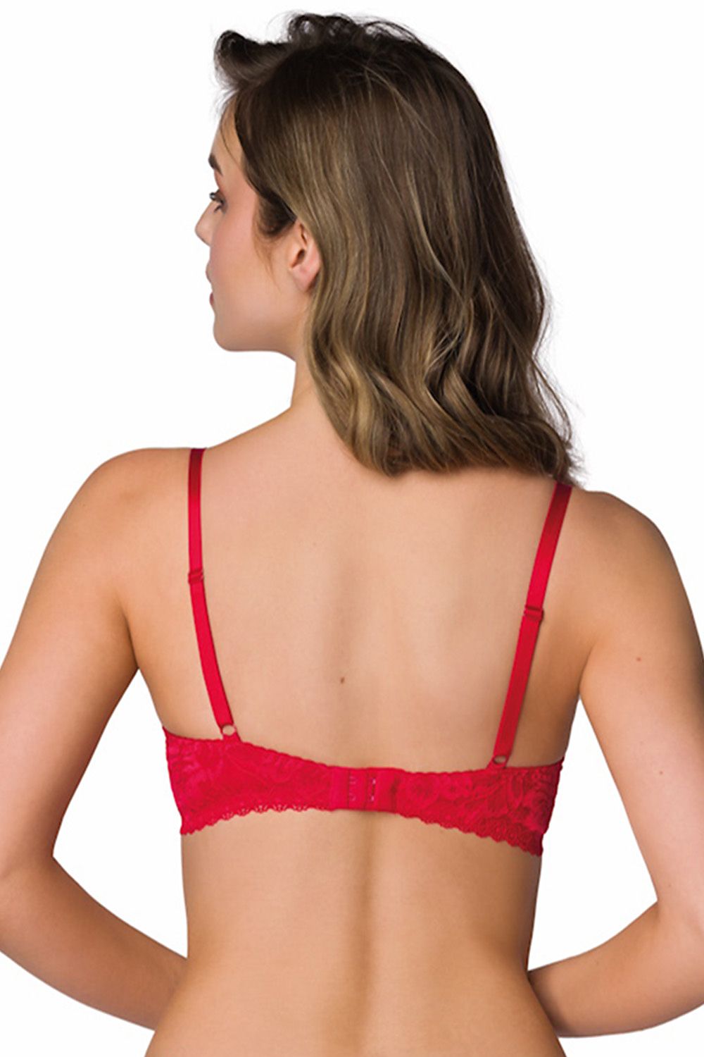 Stylish Hannah Luxury Push-Up Bra with removable inserts and adjustable straps by Mat, designed for ultimate comfort and a stunning silhouette.