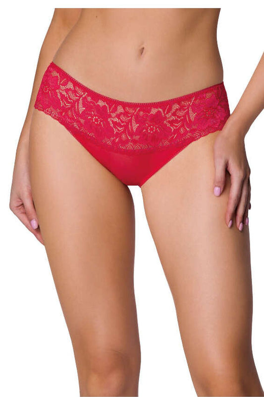 Luxury Lace Hannah Panties for Women by Mat, showcasing elegant black and white design, crafted with a soft cotton and spandex blend for a comfortable fit, perfect for sizes EU 36-44.