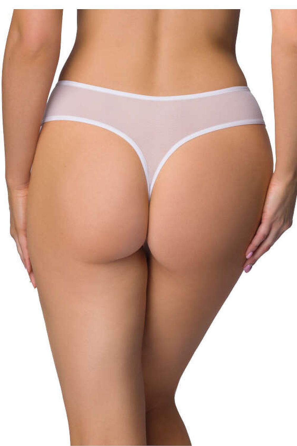Chic Elara White Lace Thong by Mat in sizes EU 36-44, combining luxury with everyday comfort and a unique floral aesthetic.