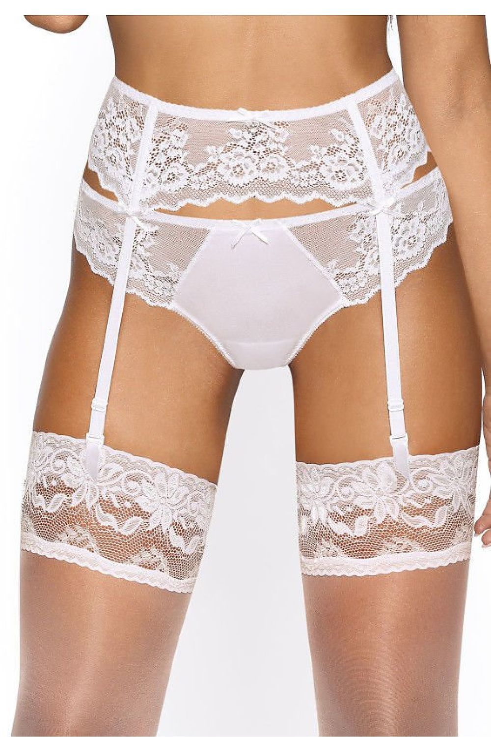 Elegant Heidi Lace Garter Belt by Mat, showcasing its unique sexy lace design, perfect for adding a luxurious touch to any lingerie collection.