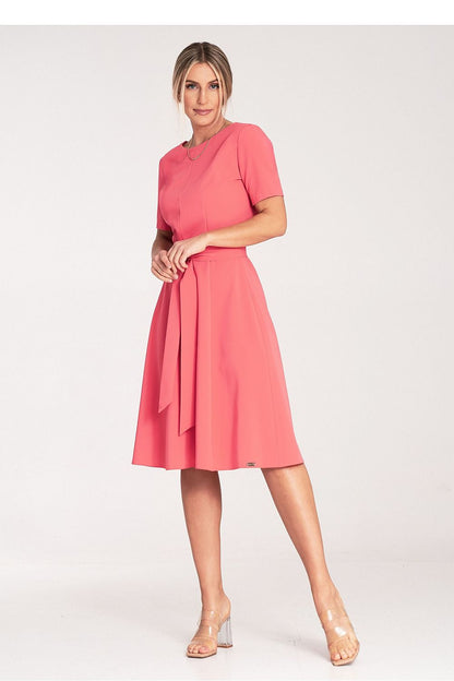 Chic Figl classic dress with hidden zipper and pleats, perfect for elegant occasions in sizes EU S-XL.