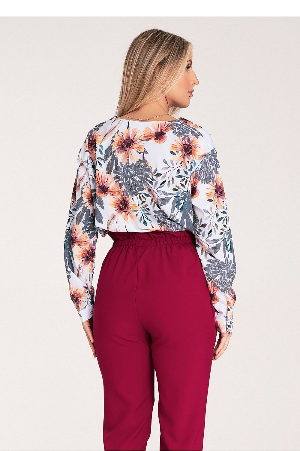 Close-up of Figl Long Sleeve Shirt detailing; highlighting the exquisite design and quality craftsmanship.