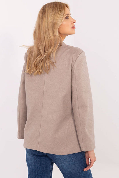 Fashionable Women's Casual Blazer Jacket from Italy Moda, perfect for versatile styling in autumn, winter, and spring seasons, combining comfort and elegance.