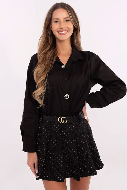 Italy Moda long sleeve women's shirt, perfect for those who appreciate luxury and versatility in their wardrobe.