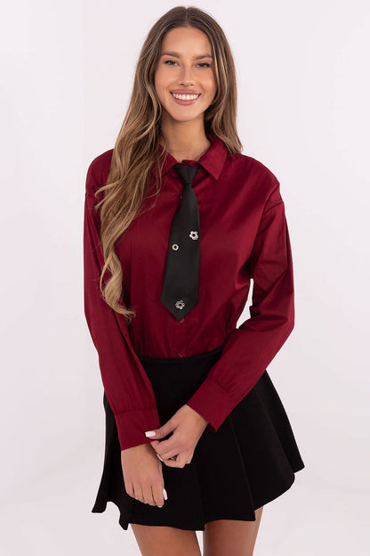 Casual yet elegant long sleeve shirt by Italy Moda, crafted from cotton for comfort and sophistication.