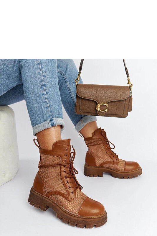 Luxury Solea Brown Translucent Waldeck Trappers made from eco leather, featuring a high ankle design, lace-up closure, and excellent insulation for warmth during winter. Available in EU sizes 36-41 and US sizes 5.5-10.5.